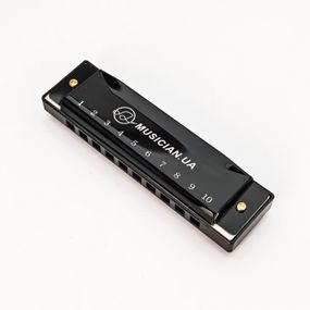 Губна гармоніка Musicality H10-BK _Harmonica (До) (Black) (губна гармошка)
