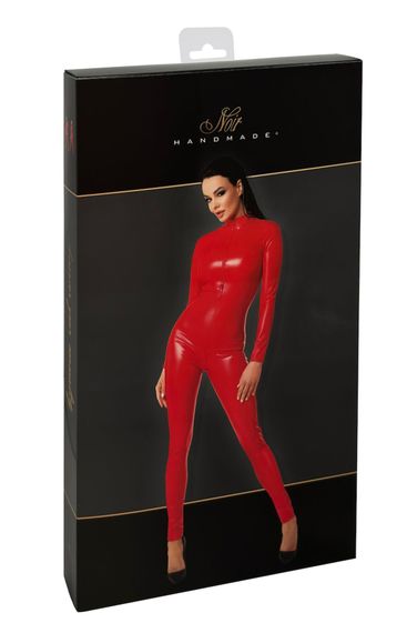 Комбінезон Noir Handmade F353 Red powerwetlook overall - M | Зображення 6