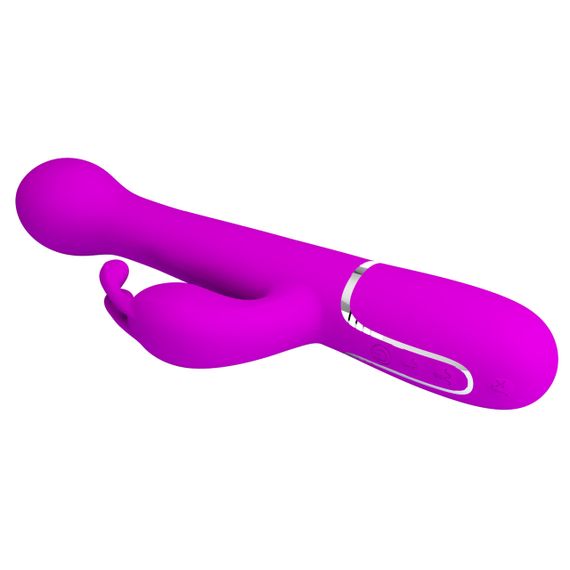 Вібромасажер із поступальним рухом серії Pretty Love - Dejon Twinkled Purple 7 vibration functions 4 rolling functions sexstyle | Зображення 15