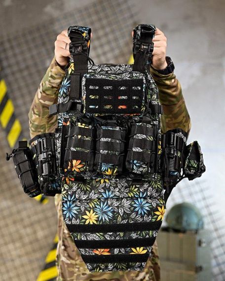 Плитоноска 4 швидких скидань з напашником NETFLIX VTM   ПП4638 | Зображення 7