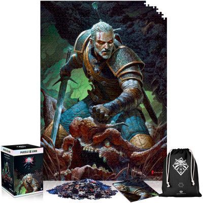 Пазл GoodLoot Witcher: Dark World 1000 элементов (5908305240464) - Топ Продаж! | Зображення 14