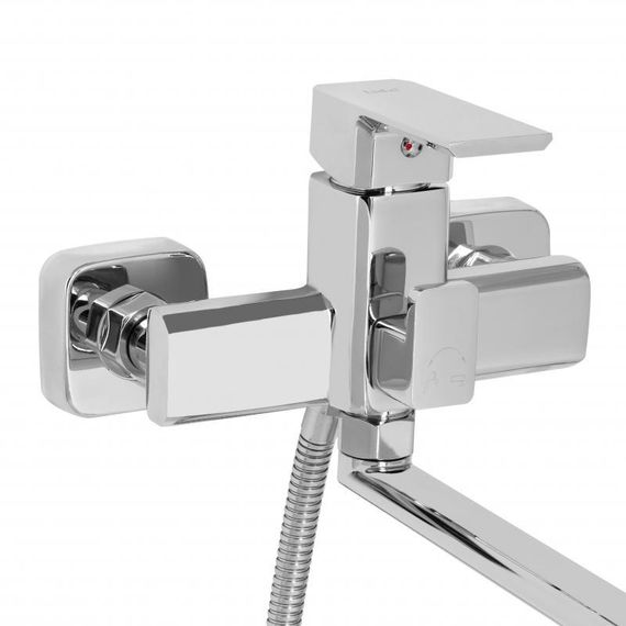 Смеситель для ванны Lidz Dozorca 005 с поворотным изливом (c душевым гарнитуром) (k35) LDDOZ005CRM45405 Chrome | Зображення 2