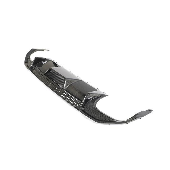 Дифузор заднього бампера V1 (для S-Line SD 2020-2023, Карбон) для Ауди A3 2020- рр | Зображення 5