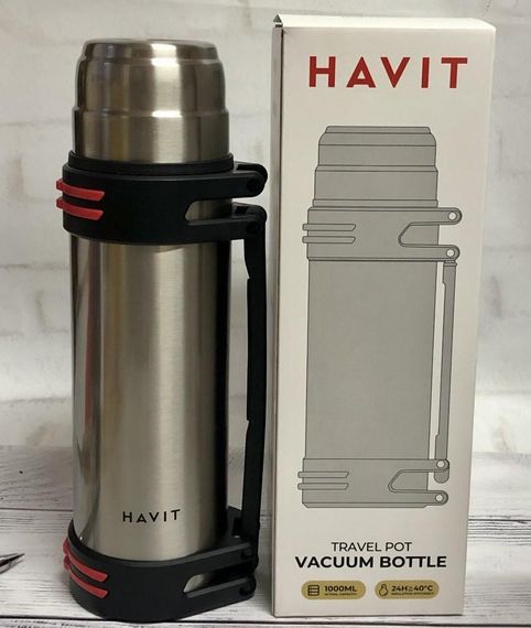 Термос 800мл срібний Havit HV-TM003 | Зображення 1