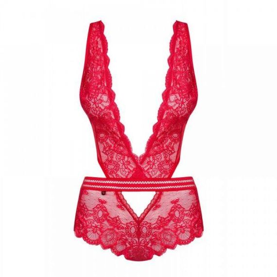 Боді 853-TED-3 Teddy red S / M Sex Aura | Зображення 4