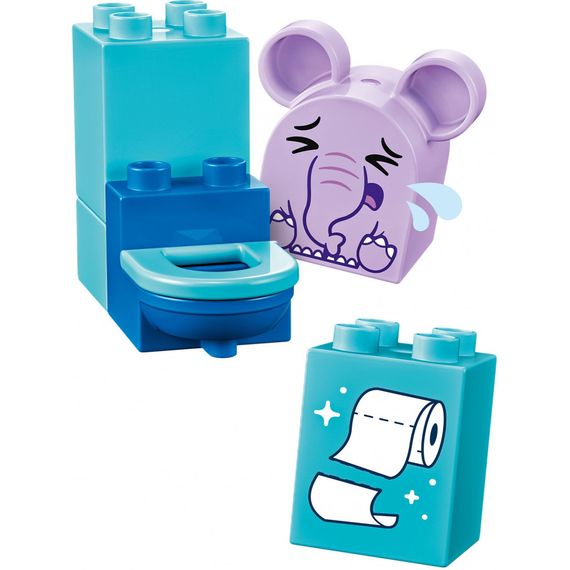 Конструктор LEGO DUPLO My First Повсякденні процедури: Час приймати ванну 15 деталей (10413) | Зображення 2