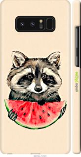 Чохол на Samsung Galaxy Note 8 Єнотик з кавуном "4605m-1020-2448"