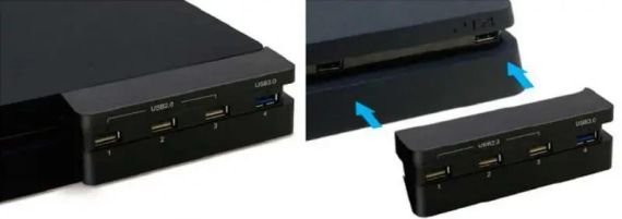 Хаб 4USB для PS4 SLIM | Зображення 6