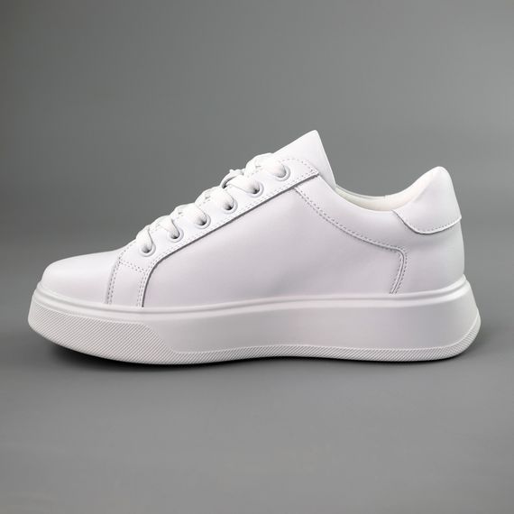 Кеди жіночі шкіряні 591415 Білі 36 37 38 39 40 41 | Зображення 2