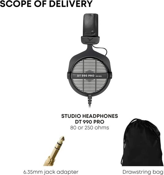 Навушники Beyerdynamic DT 990 Pro/80 ohms Grey | Зображення 5