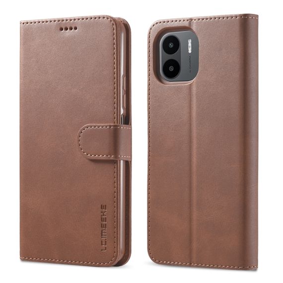 Чохол книжка iMeeke для Xiaomi Mi 11 lite колір Темно-Коричневий