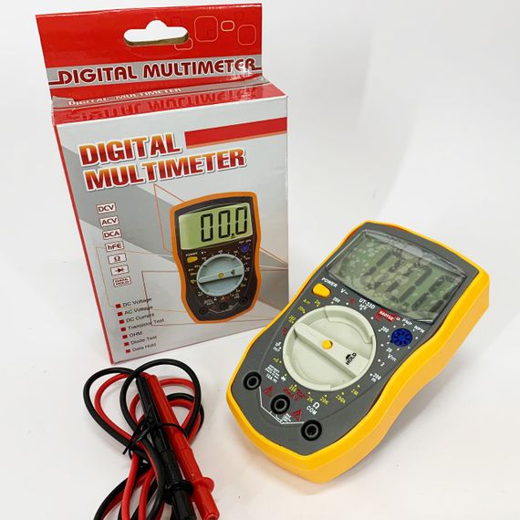 Електронний тестер мультиметр HAOYUE UT33D, Мультиметр із захистом від неправильного підключення PS-67 | Зображення 1