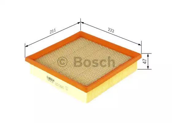 Фільтр повітряний LANCIA THEMA, JEEP GRAND CHEROKEE, CHRYSLER 300, BOSCH (F026400464) | Зображення 4
