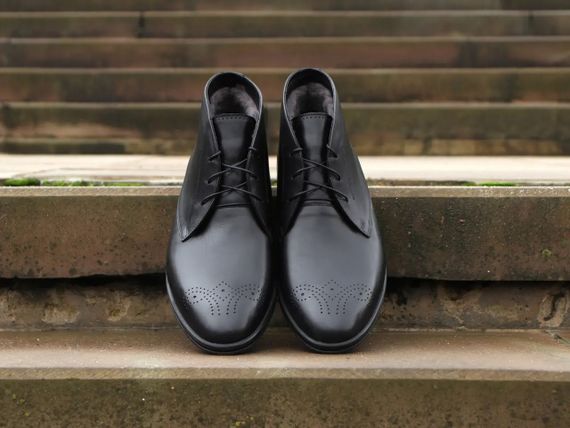 Класичні чоловічі черевики з брогуванням 44 розмір | Зображення 4
