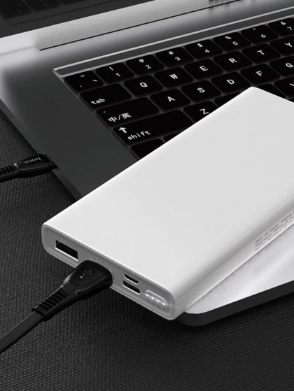 Павербанк зовнішній акумулятор XPRO J55 10000 mAh з індикацією заряджання білий (32529-01) | Зображення 3