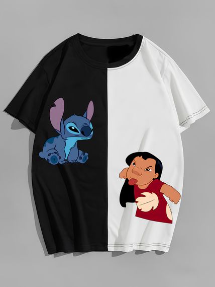 Футболка оверсайз Ліло и Стіч
