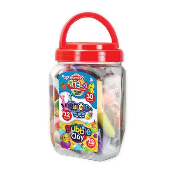 Набір креативної творчості "3 в 1: Тісто і пластилін" TAB-01-01U | Зображення 1