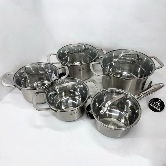 Фирменные наборы кастрюль, Сборный набор кастрюль, Набор каструль с антипригарным покрытием WU-41 | Зображення 7