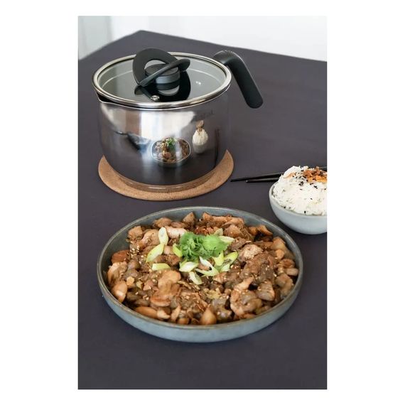 Каструля Tefal Opti Space,2.5л, (мультикаструля) нержавіюча сталь, бакеліт (G7371795) | Зображення 5