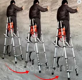 Сходи складні телескопічні LN-2