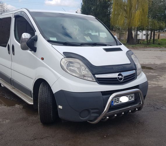 Кенгурятник WT003-4 (нерж.) Без надписи для Opel Vivaro 2001-2015 гг | Зображення 9