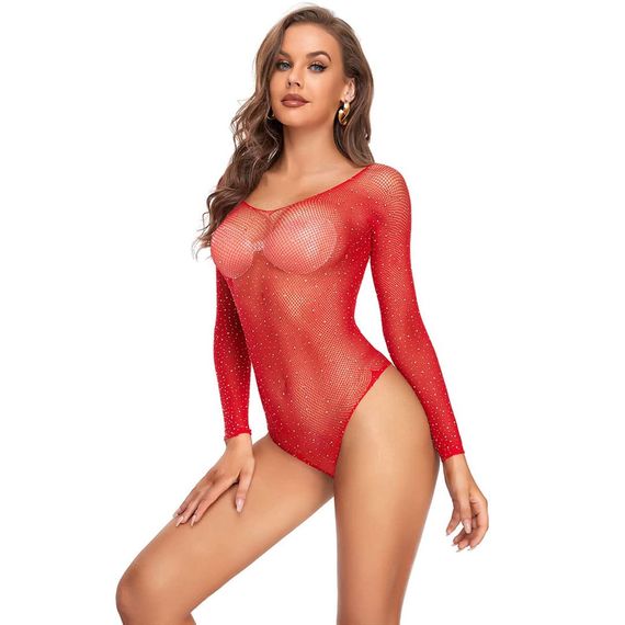 Боді-Сітка Babydoll 48 Червоний 1006 | Зображення 1