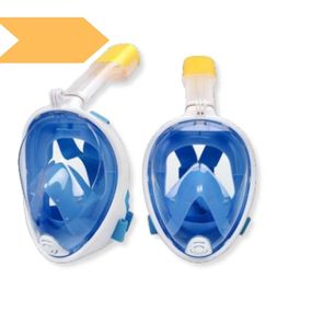 Маска для снорклінгу та дайвінгу XPRO Easybreath Tribord з кріпленням під екшн камеру L/XL синя (GR- 143_351)