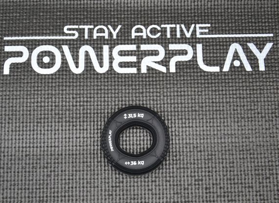 Еспандер кистьовий силіконовий PowerPlay PP-4330 Hand Grip Loops Hard 31.5-36 кг. Чорний | Зображення 7