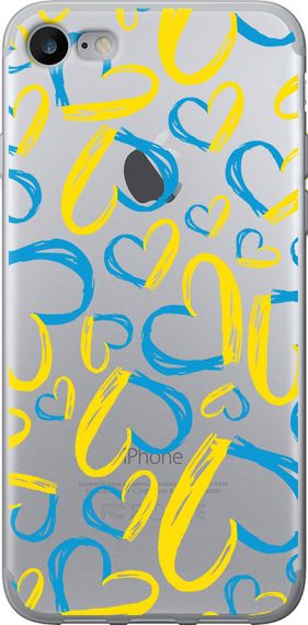 Чехол на iPhone 8 Сердца UA "5292u-1031-17620"