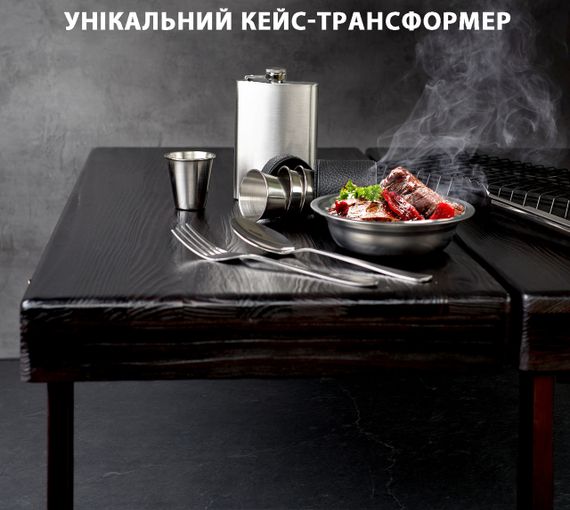 Набір шампурів "Форсеті" в дерев'яному кейсі 34 предметів | Зображення 5