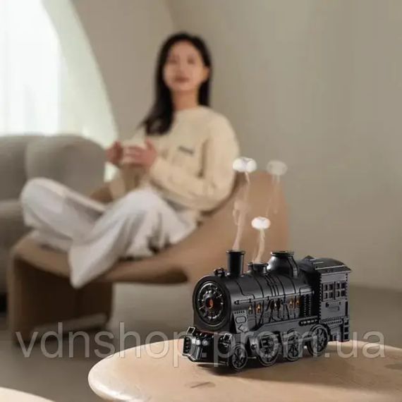 Паровой увлажнитель воздуха Поезд с подсветкой, увлажнитель аромадифузор для дома NM2100 | Зображення 1