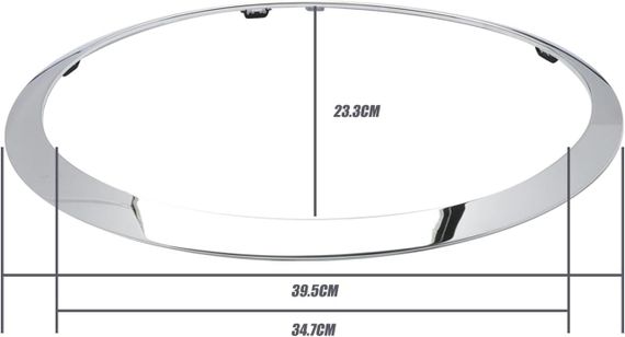 Накладка на фару для MINI Cooper F55 F56 F57 2014–2021, сріблясті, рамка 2 шт 51137300631 51137300632 51712355791 51712355798 | Зображення 1