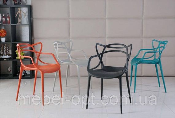 Стілець Masters Chair, чорний пластик PP, дизайн Philippe Starck | Зображення 5