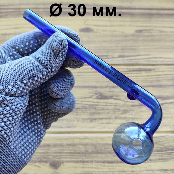 Стеклянная трубка Turn Color Oil Blue