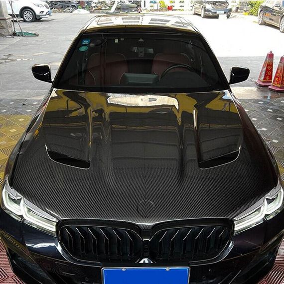 Капот (F90-Style, Карбон) для BMW 5 серия G30/31 2017-2023 гг | Зображення 1