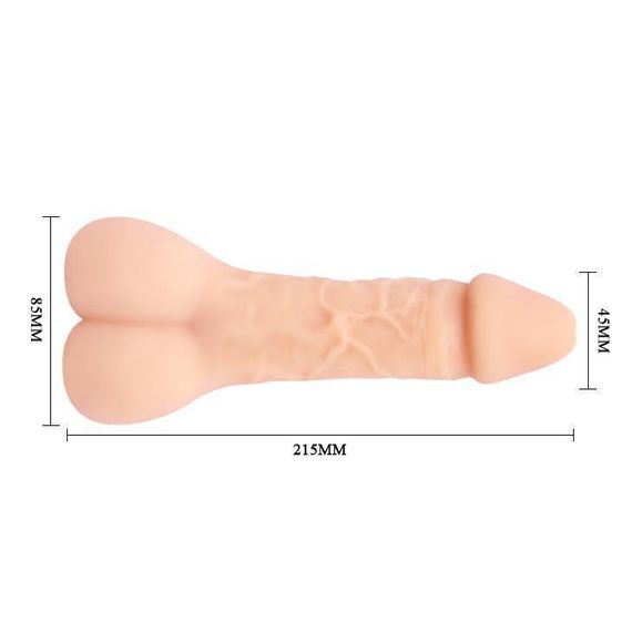 Мастурбатор BIGGER MAN 8.5, ТІЛЕСНИЙ Sex Aura | Зображення 6