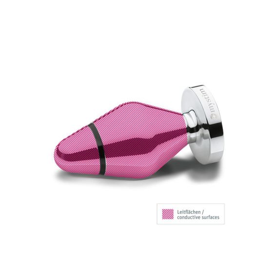 Металлическая анальная пробка Mystim Little John для электростимулятора, диаметр 4см sexstyle | Зображення 3