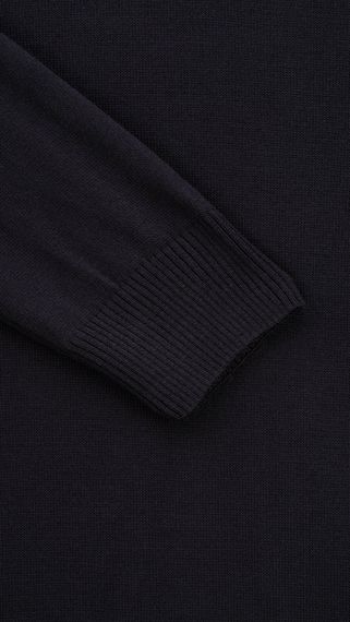 Джемпер однотонний чоловічий GENUA G01205-0001 L Темно-синій shop (2000999472220) | Зображення 2