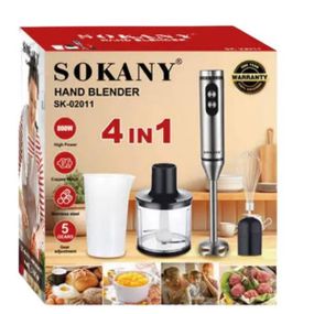 Блендер погружной 4в1 800Вт SOKANY SK-020011