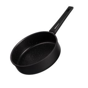 Сковорода ARDESTO глибока з кришкою Gemini Gourmet Andria, 24см, алюміній, чорний (AR1924GMG)