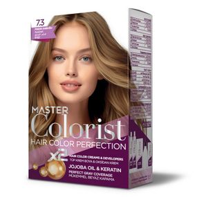 Краска для волос Master Colorist 7.3 Лесной орех Ливеста 2x50 мл+2x50 мл+10 мл