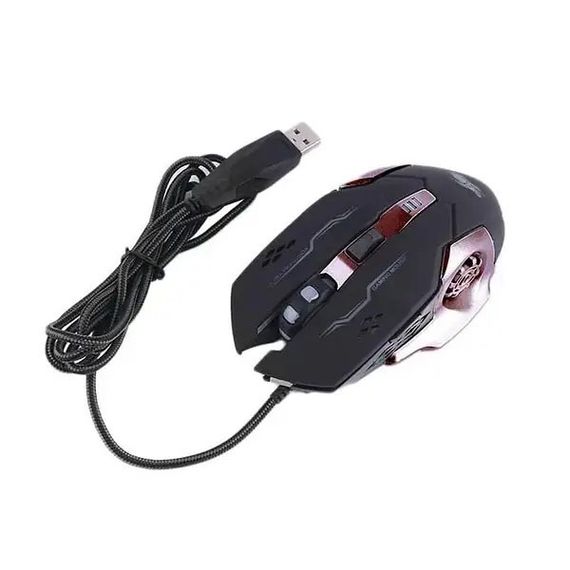 Игровая мышка с подсветкой Gaming Mouse X6 / Мышка для ноутбука / Проводная KD-419 компьютерная мышь | Зображення 7