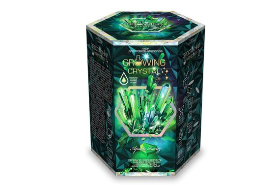 Набір для дослідів GRK-01-01U,02U,03U..08U "GROWING CRYSTAL" в коробці DANKO | Зображення 1