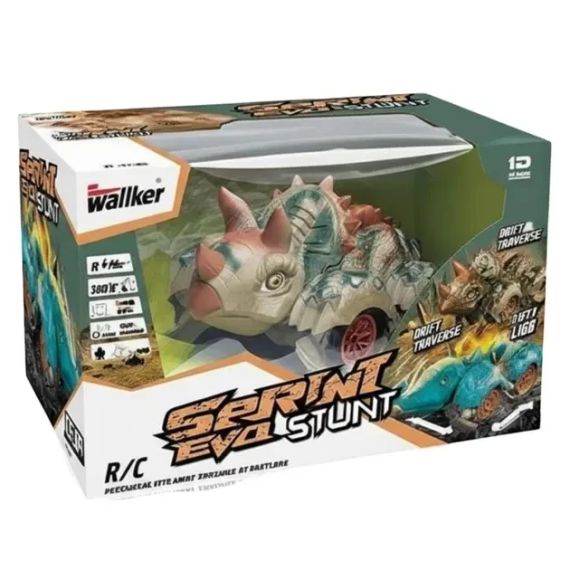 Радиоуправляемая машина-внедорожник "Динозавр" 989-38-01 с подсветкой, аккумулятор 3.7V, пульт 2.4GHz | Зображення 1