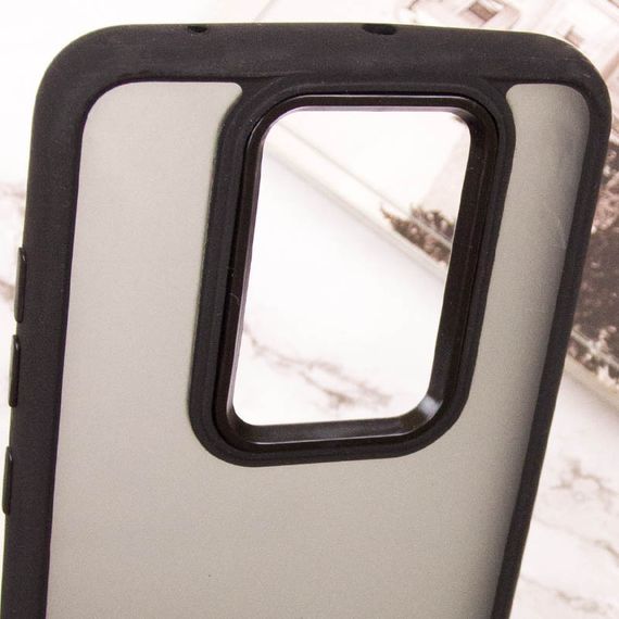 Чохол TPU+PC Lyon Frosted для Xiaomi Redmi Note 9 / Redmi 10X Black | Зображення 4