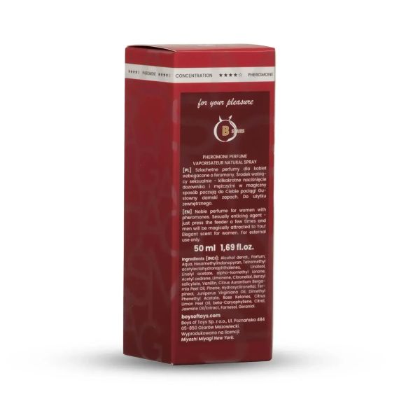 Духи с феромонами для женщин Miyoshi Miyagi INSTINCT for Women, 50 ml NEW Sex Aura | Зображення 7
