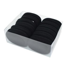 Детская резинка для волос 0307-978-2 чулочна, черная