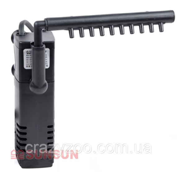 Внутренний фильтр для аквариума SunSun JP-033F 8 Вт 600л/час до 120 л | Зображення 3