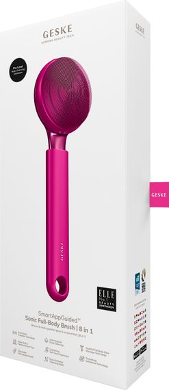 Ультразвукова щітка для всього тіла GESKE Sonic Full-Body Brush&Intensive Exfoliator 8в1 magenta | Зображення 7