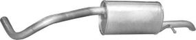 Глушник задн. SEAT IBIZA 1.2, SKODA FABIA 1.2, VW POLO 1.2 HATCHBACK (вир-во Polmostrow) POLMO 2383 на VW POLO (9N_)